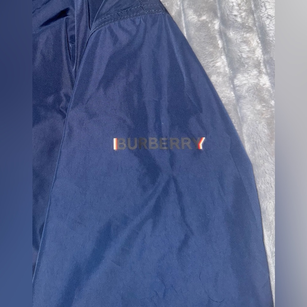 BURBERRY 
Blue Shell Bomber Jacket
Women’s Size XXL - Picture 11 of 14